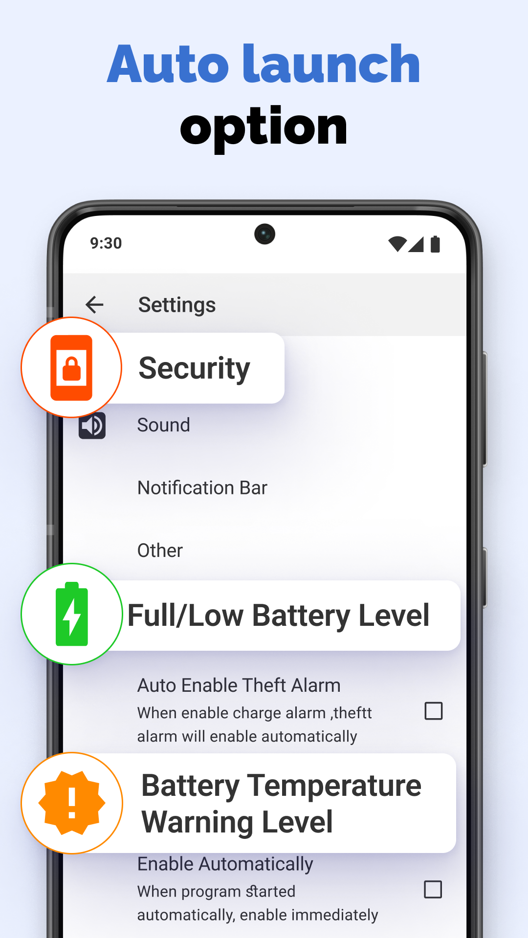اسکرین شات 5 برنامه Battery Life Monitor and Alarm