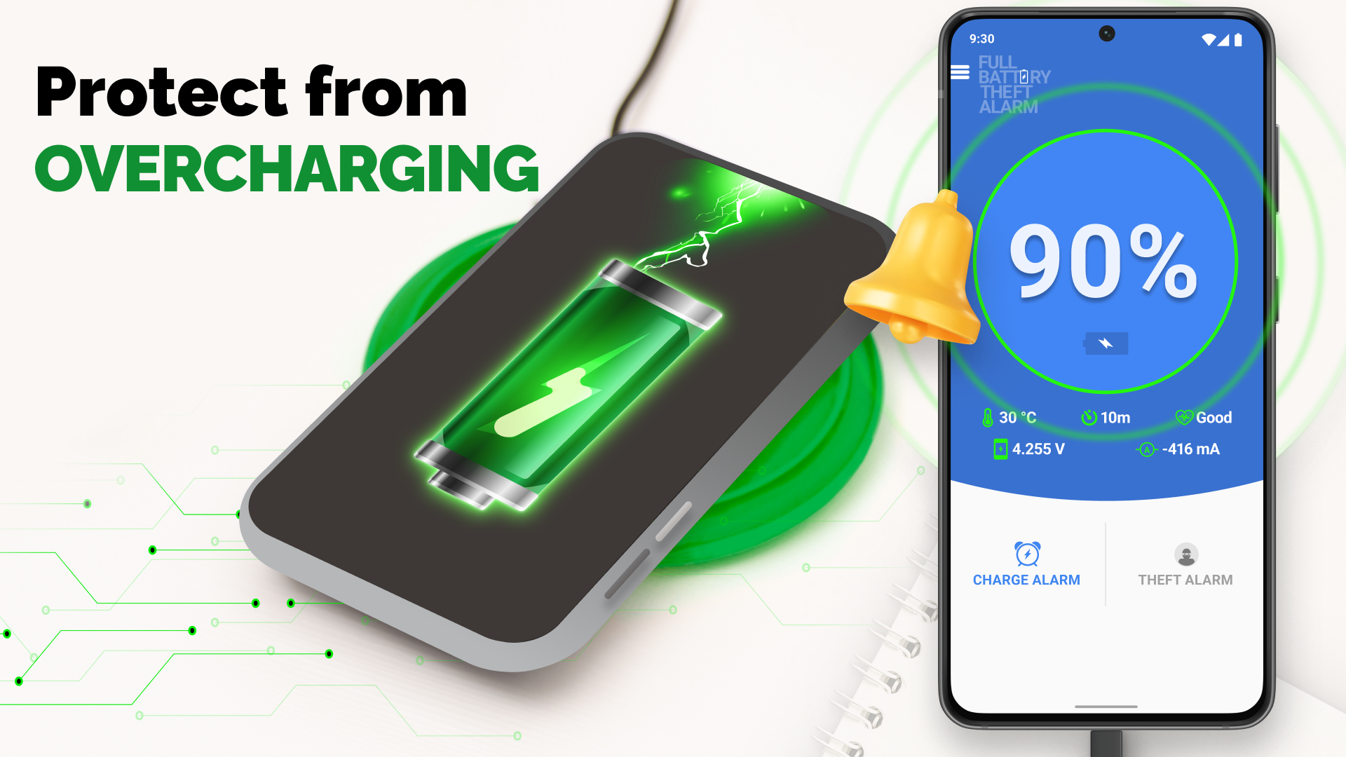 اسکرین شات 8 برنامه Battery Life Monitor and Alarm
