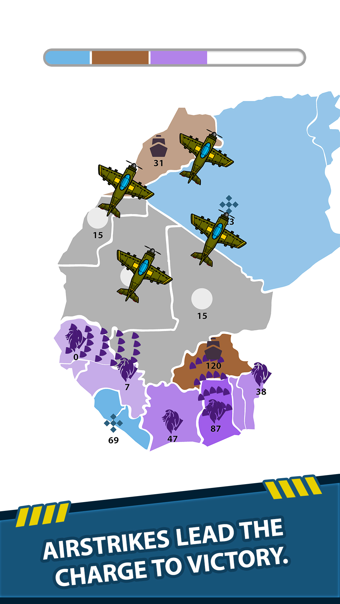اسکرین شات 4 بازی Map Battle - Strategy Games