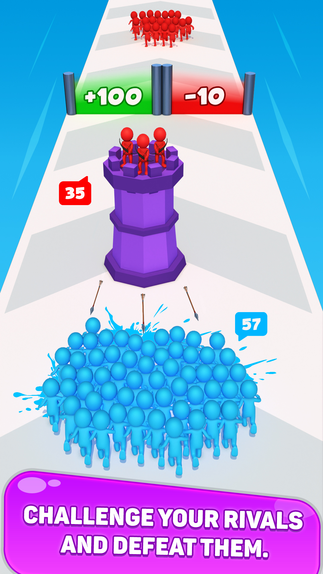 اسکرین شات 3 بازی Rabble Runner - War Run Games