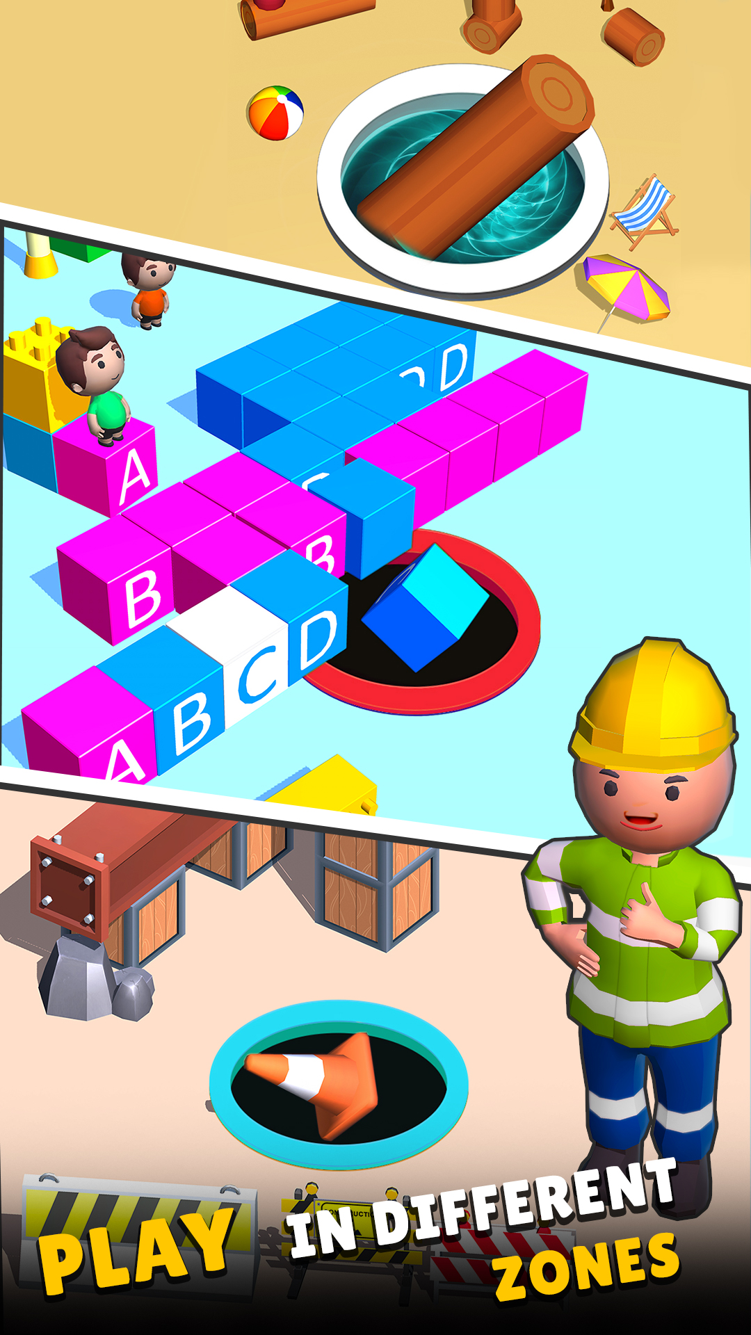 اسکرین شات 4 بازی Whole in Hole: Black Hole Game