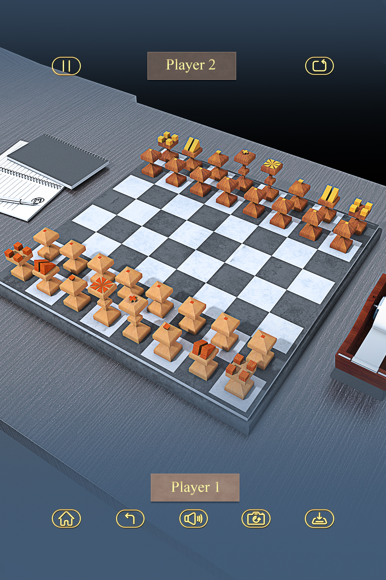 اسکرین شات 3 بازی 3D Chess - 2 Player