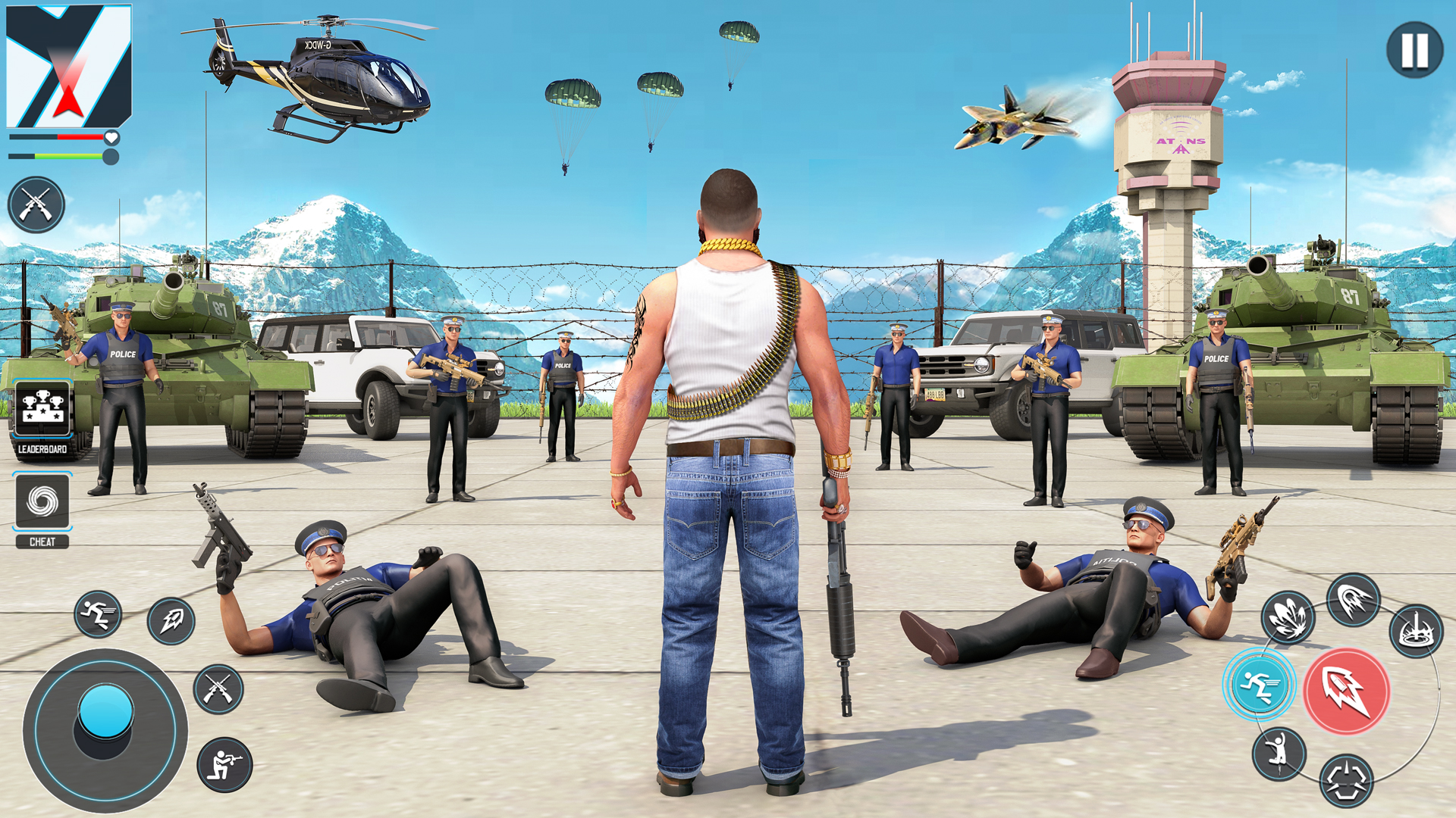 اسکرین شات 2 بازی Police Gangster Mafia Games 3D