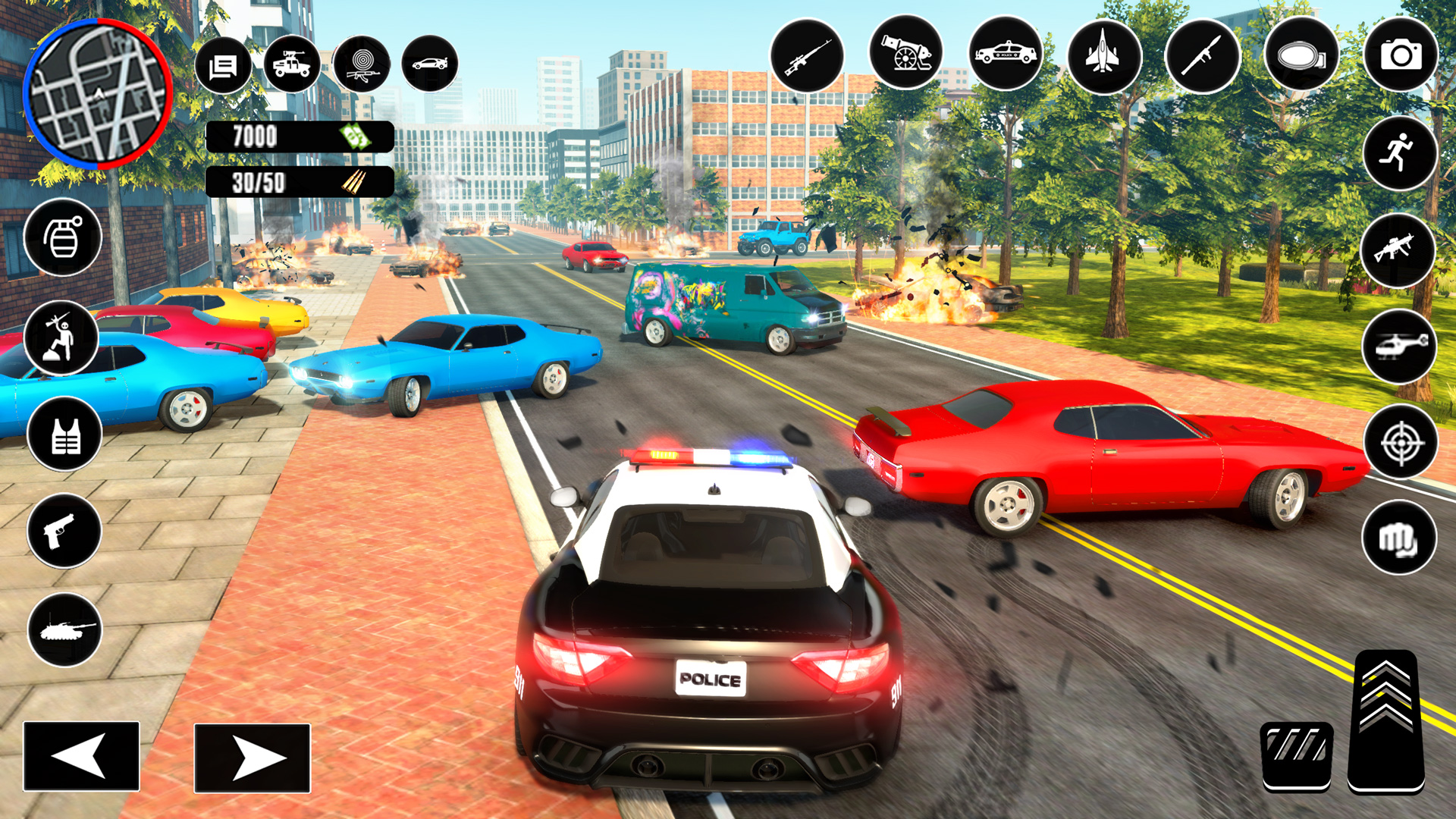 اسکرین شات 8 بازی Police Gangster Mafia Games 3D