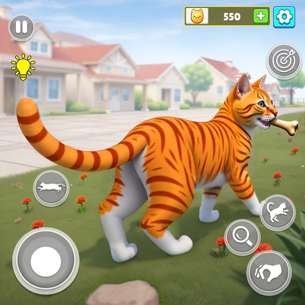 اسکرین شات 1 بازی Naughty Cat House Runaway Game