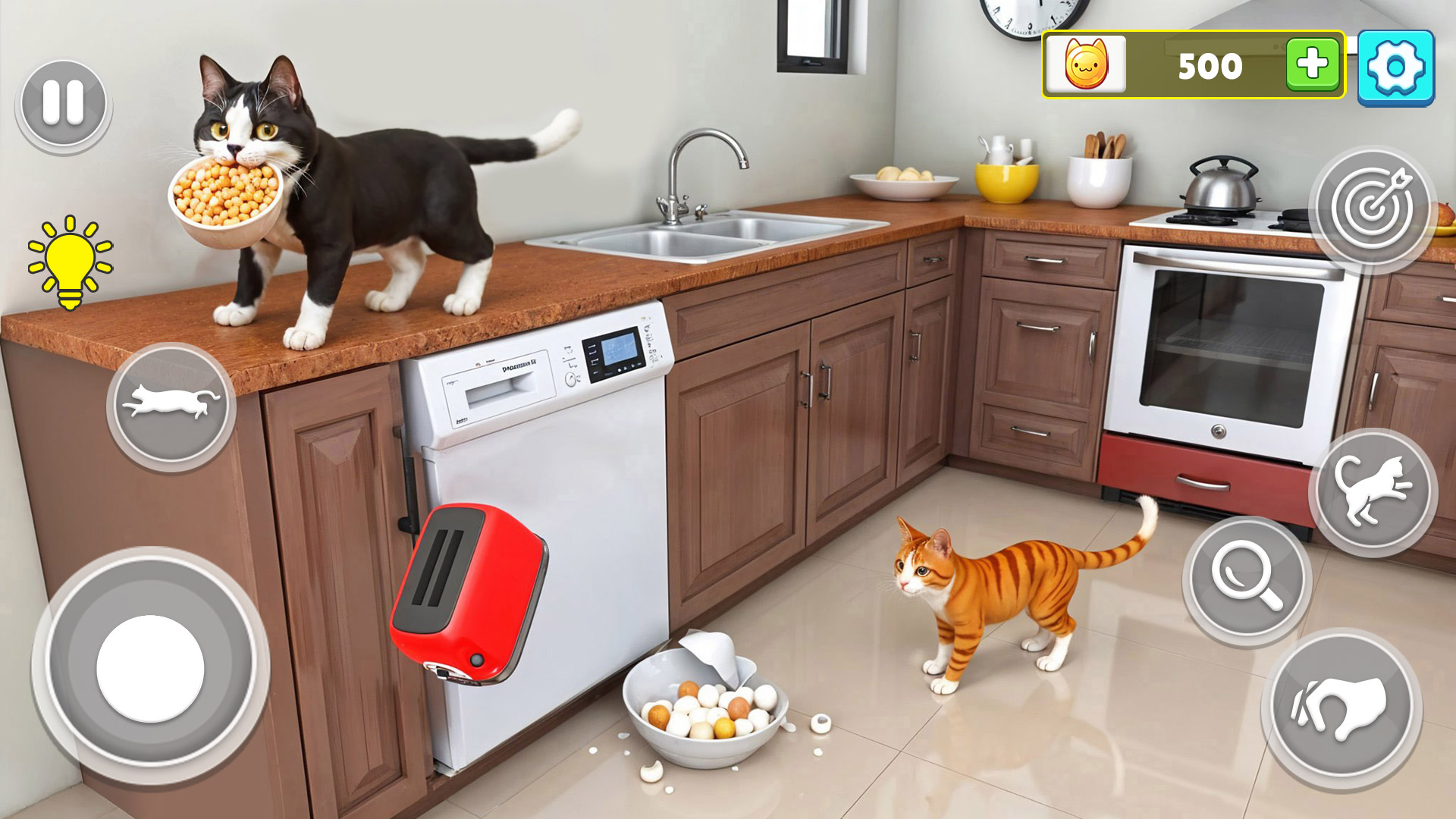 اسکرین شات 6 بازی Naughty Cat House Runaway Game