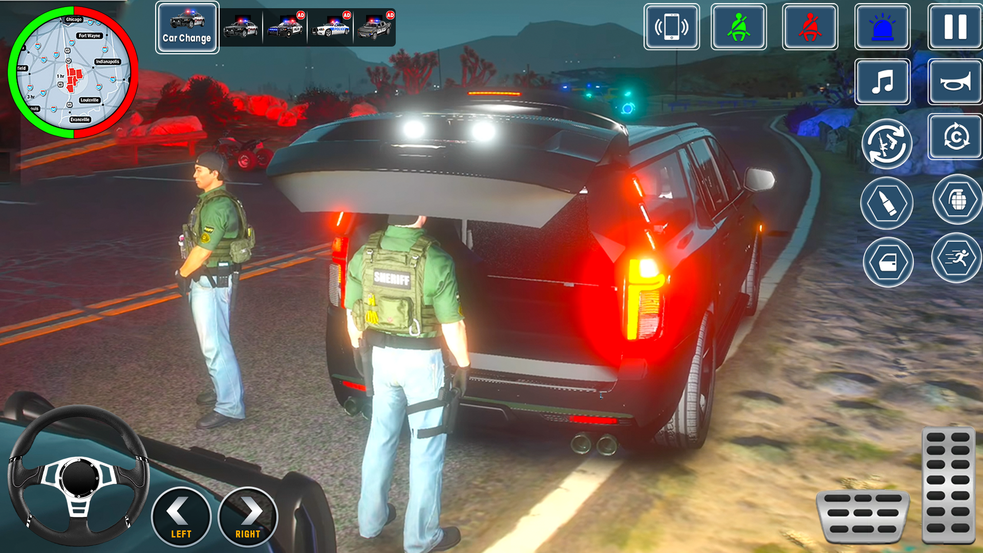 اسکرین شات 5 بازی Police Car Chase Game 3D