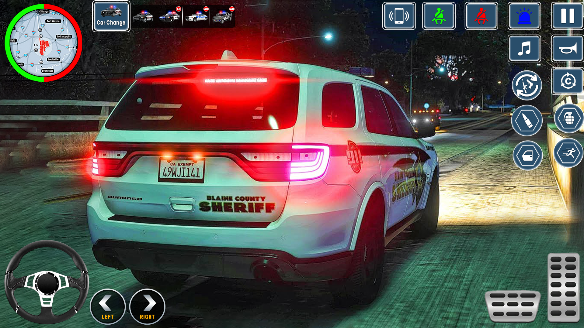 اسکرین شات 1 بازی Police Car Chase Game 3D