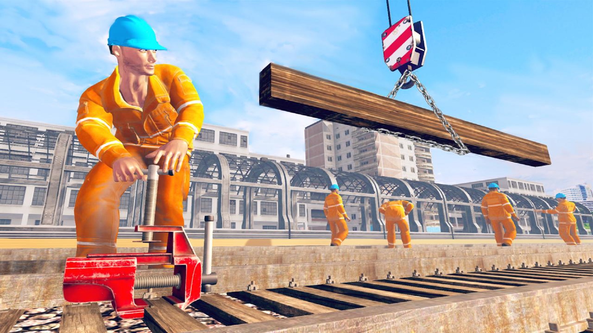 اسکرین شات 4 بازی Modern Train Station Builder