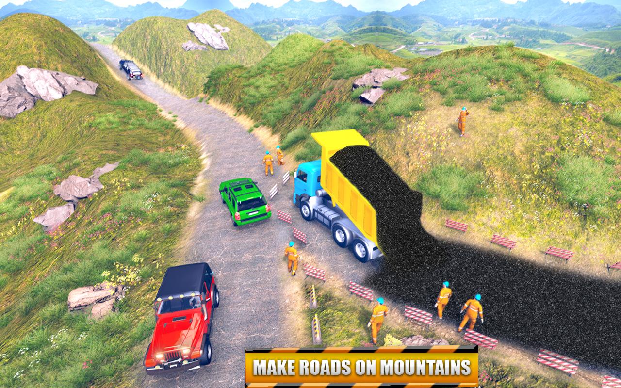 اسکرین شات 2 بازی Uphill Road Builder Sim 2019