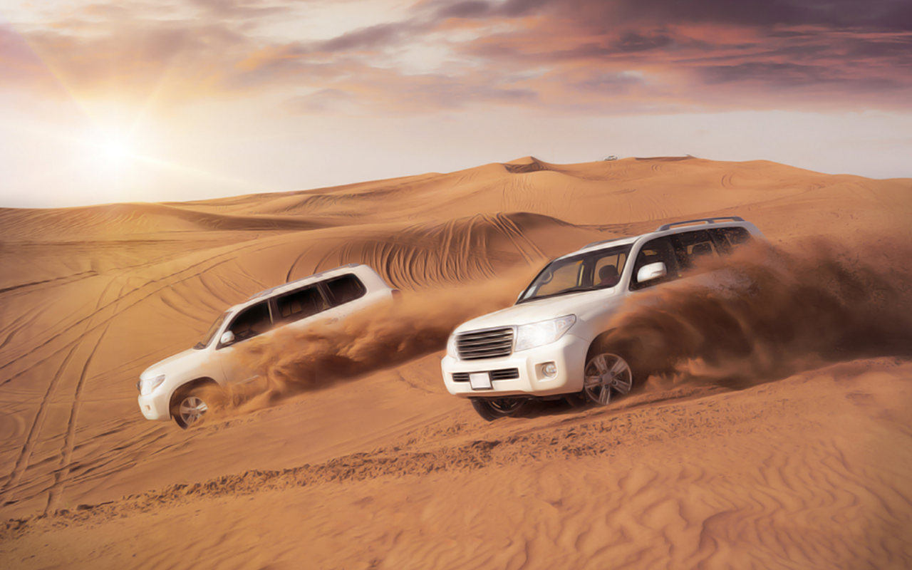 اسکرین شات 2 بازی Crazy Drifting desert Jeep 3D