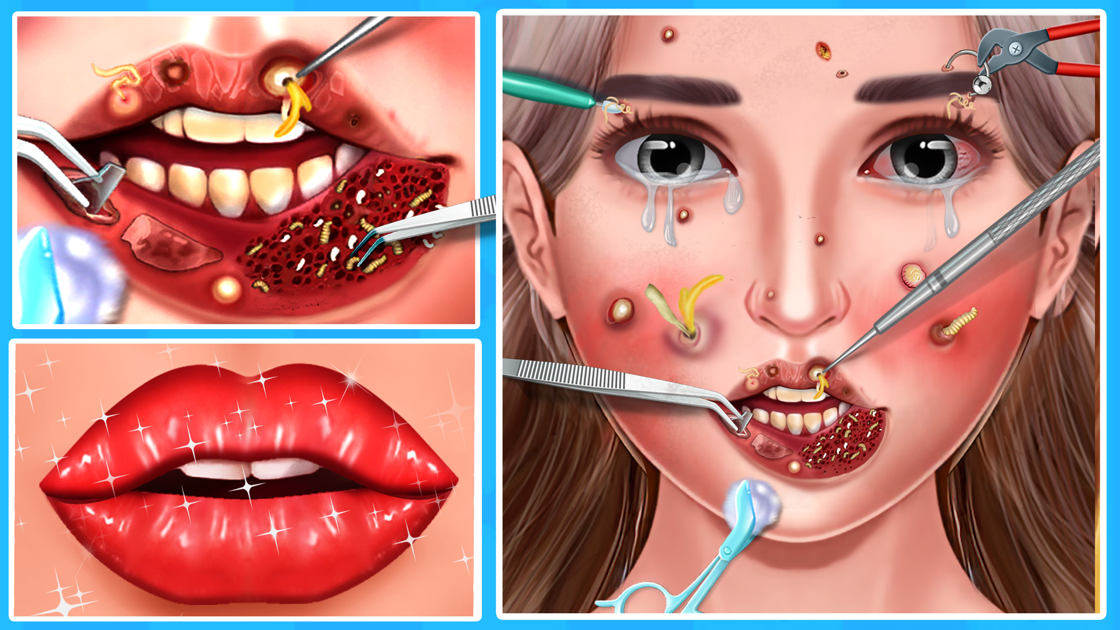 اسکرین شات 2 بازی Lip Art Makeup: Lipstick Games