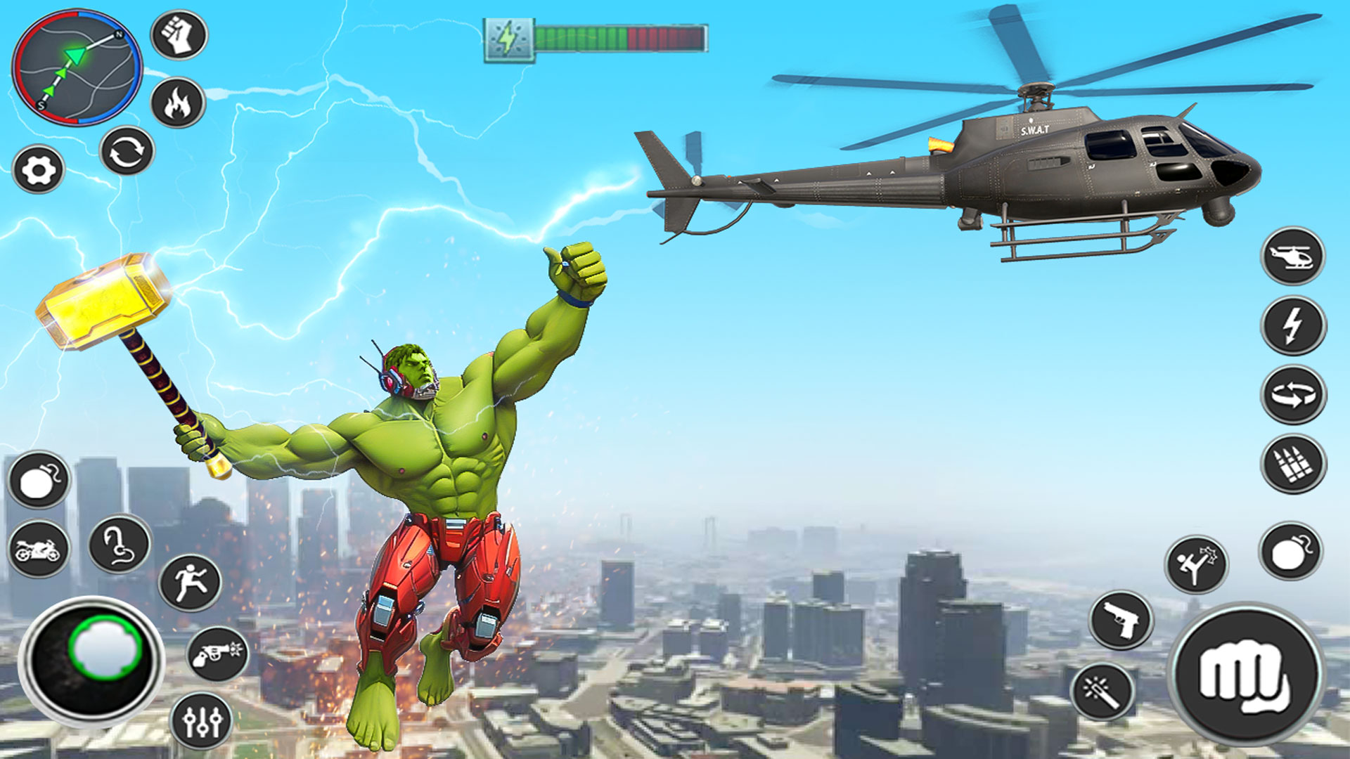 اسکرین شات 2 بازی Incredible Monster Hero Game