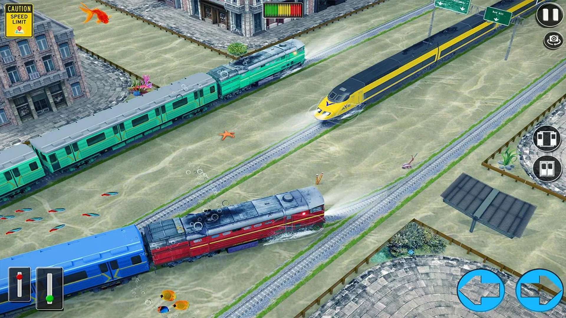 اسکرین شات 6 برنامه City Train Driver: Water Train