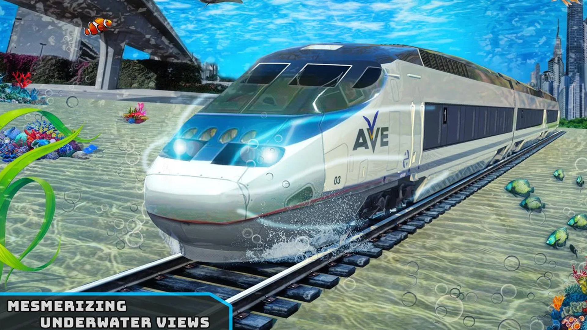اسکرین شات 3 برنامه City Train Driver: Water Train