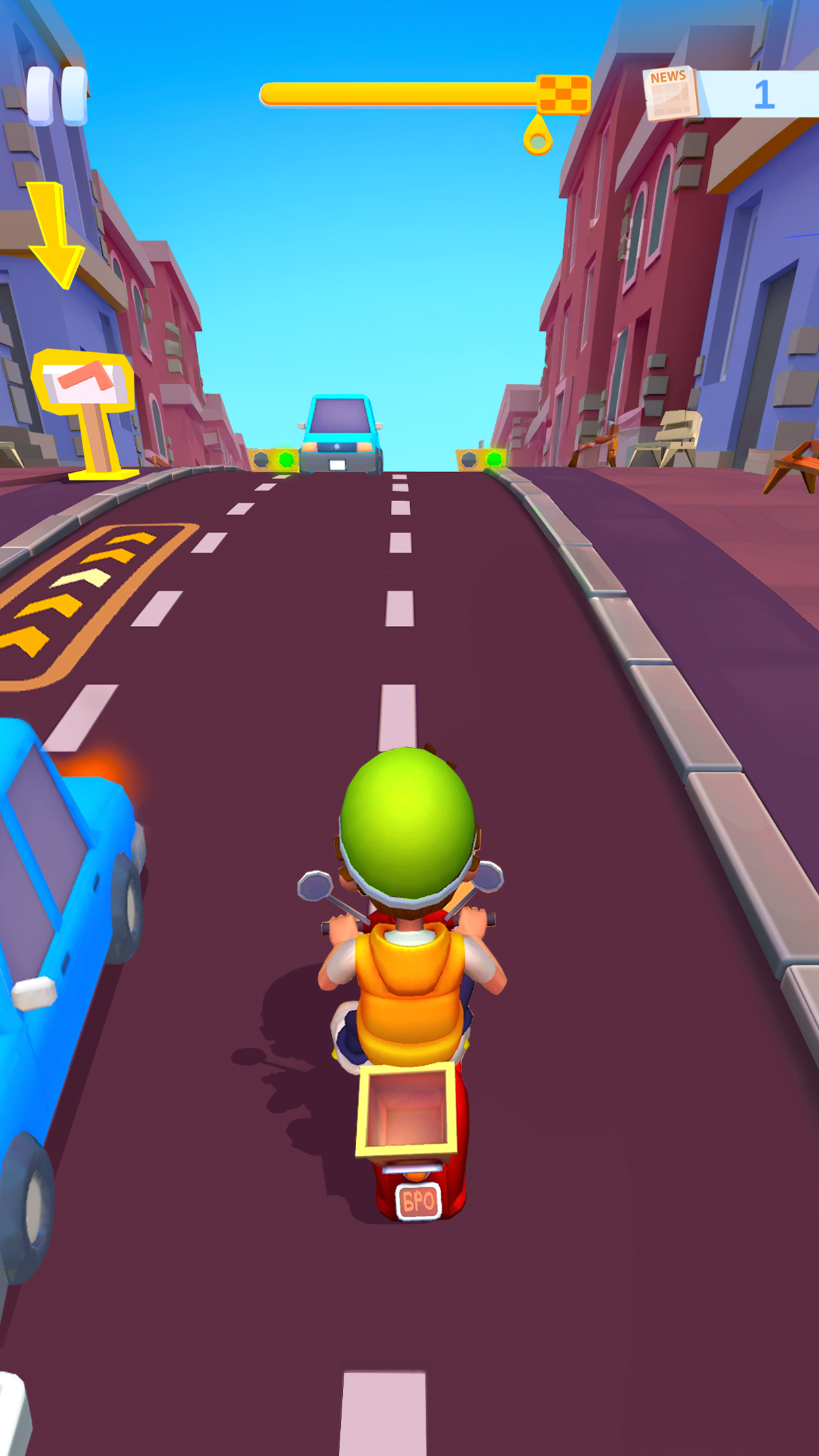 اسکرین شات 1 بازی Paper Boy Race: Running game
