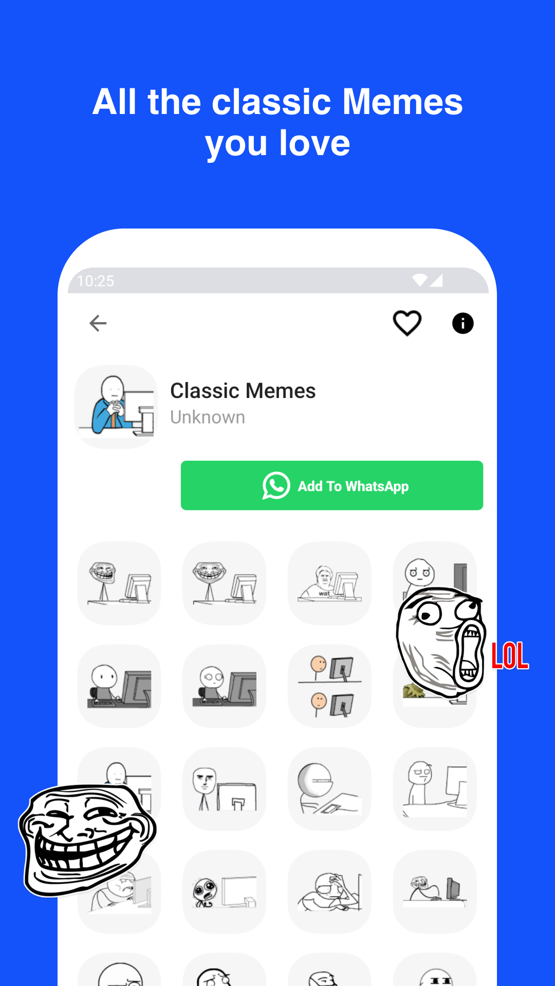 اسکرین شات 3 برنامه Funny Memes Stickers WASticker