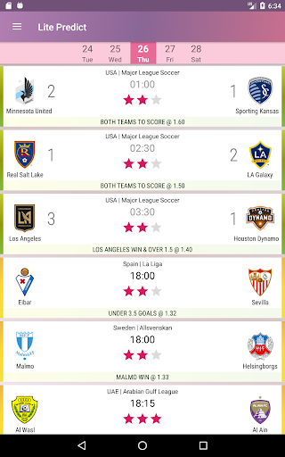 اسکرین شات 7 برنامه Lite Predict - Football Prediction Tips