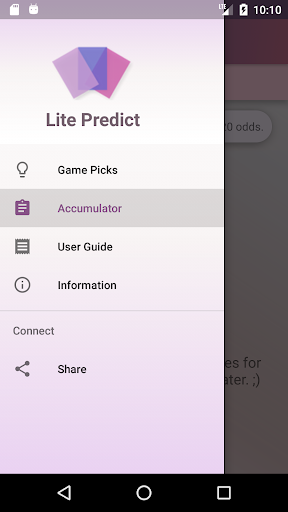 اسکرین شات 3 برنامه Lite Predict - Football Prediction Tips