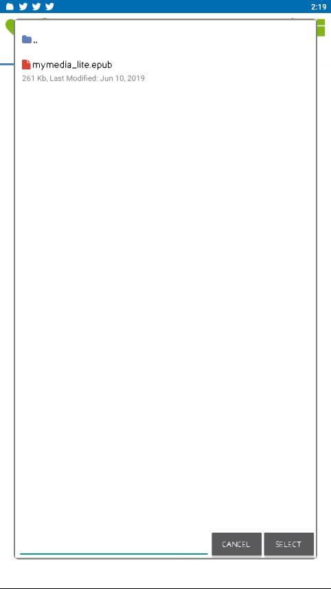 اسکرین شات 2 برنامه EPUB to PDF Converter