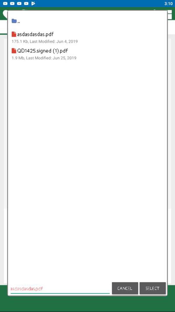 اسکرین شات 3 برنامه Convert PDF to XLSX