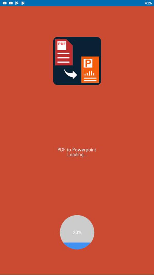 اسکرین شات 1 برنامه PDF to PPTX & PPT Converter