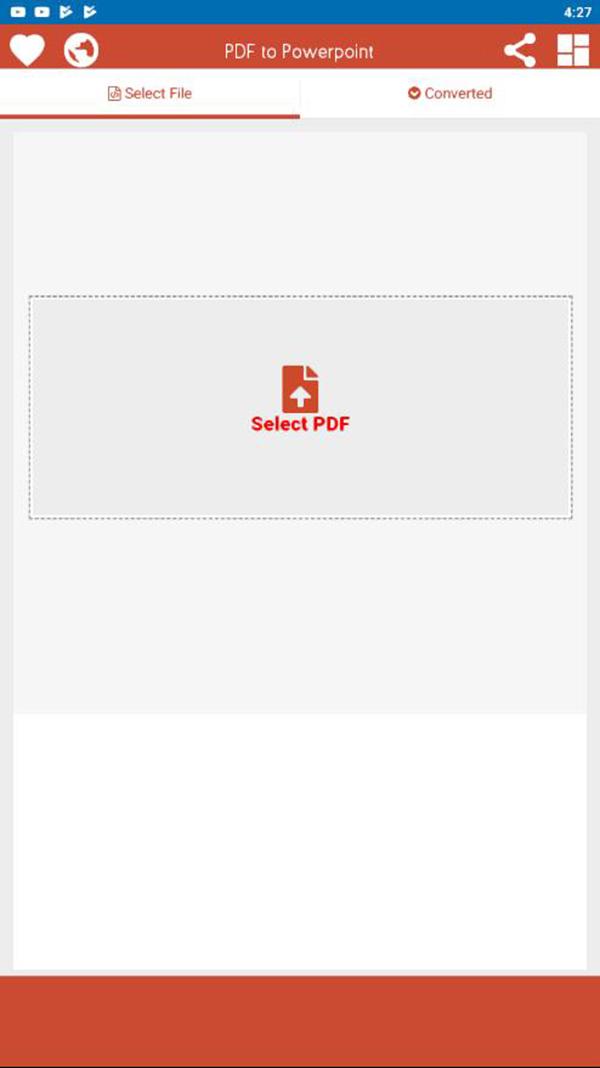 اسکرین شات 2 برنامه PDF to PPTX & PPT Converter