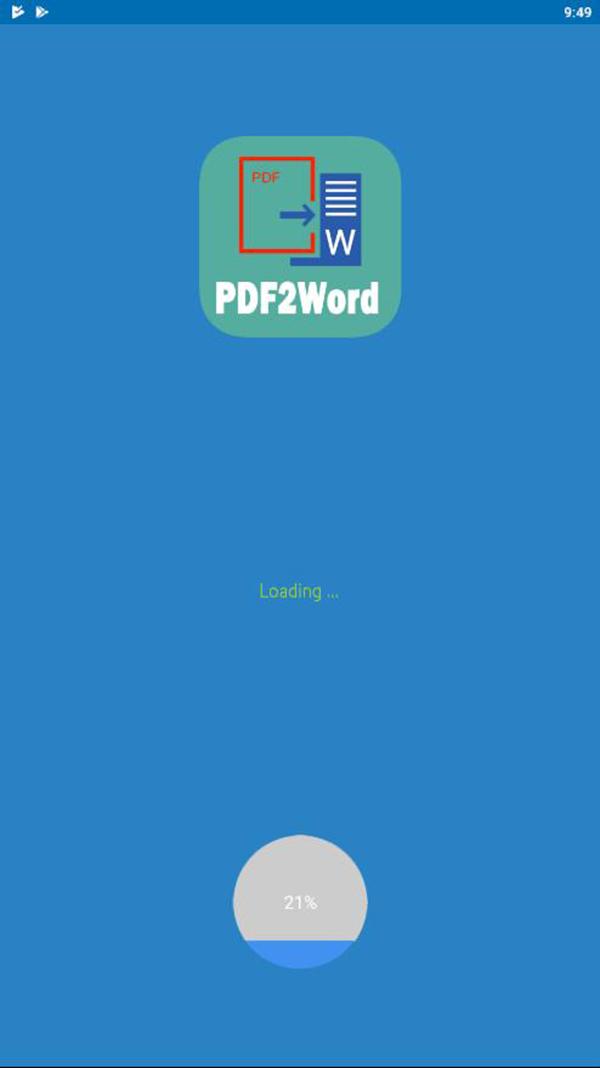 اسکرین شات 1 برنامه PDF to Word Editable With OCR