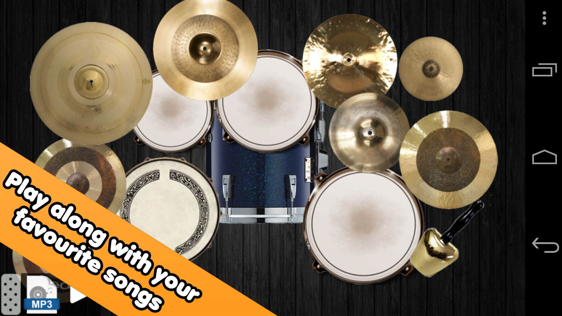 اسکرین شات 1 برنامه Drum kit