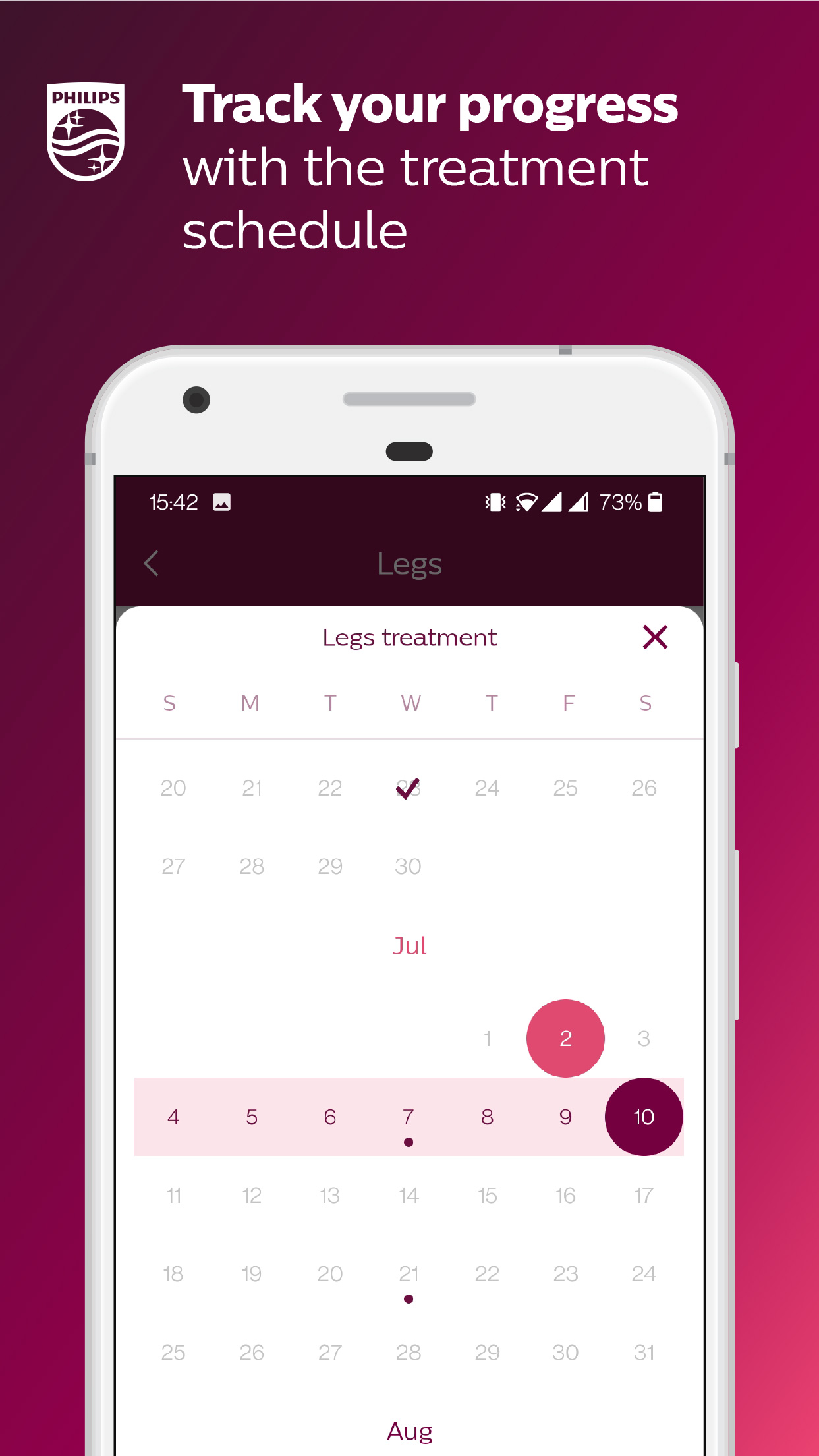 اسکرین شات 4 برنامه Philips Lumea IPL