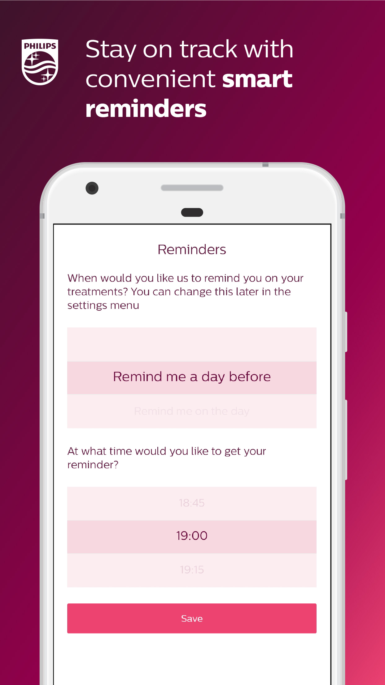 اسکرین شات 2 برنامه Philips Lumea IPL