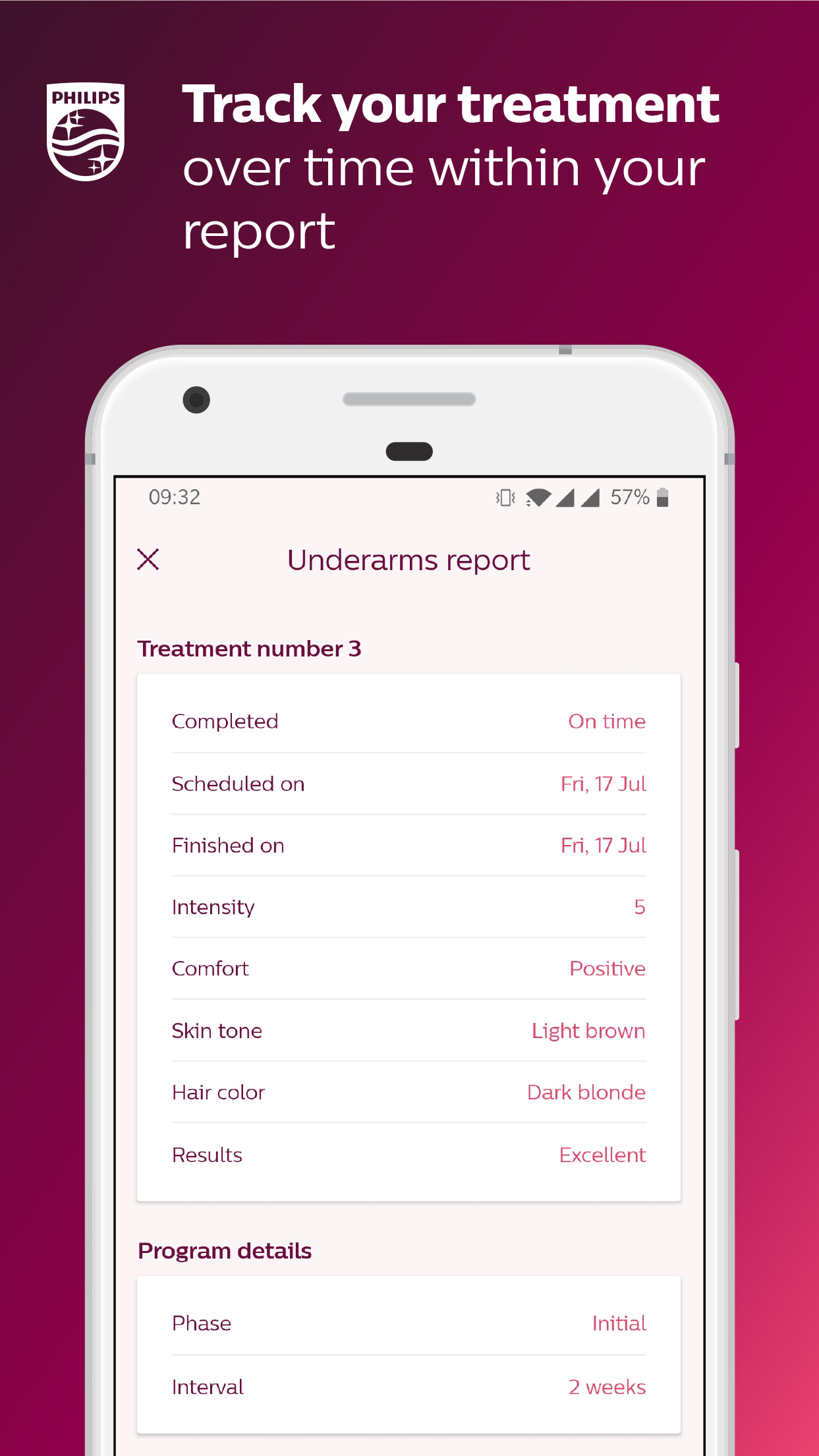 اسکرین شات 5 برنامه Philips Lumea IPL