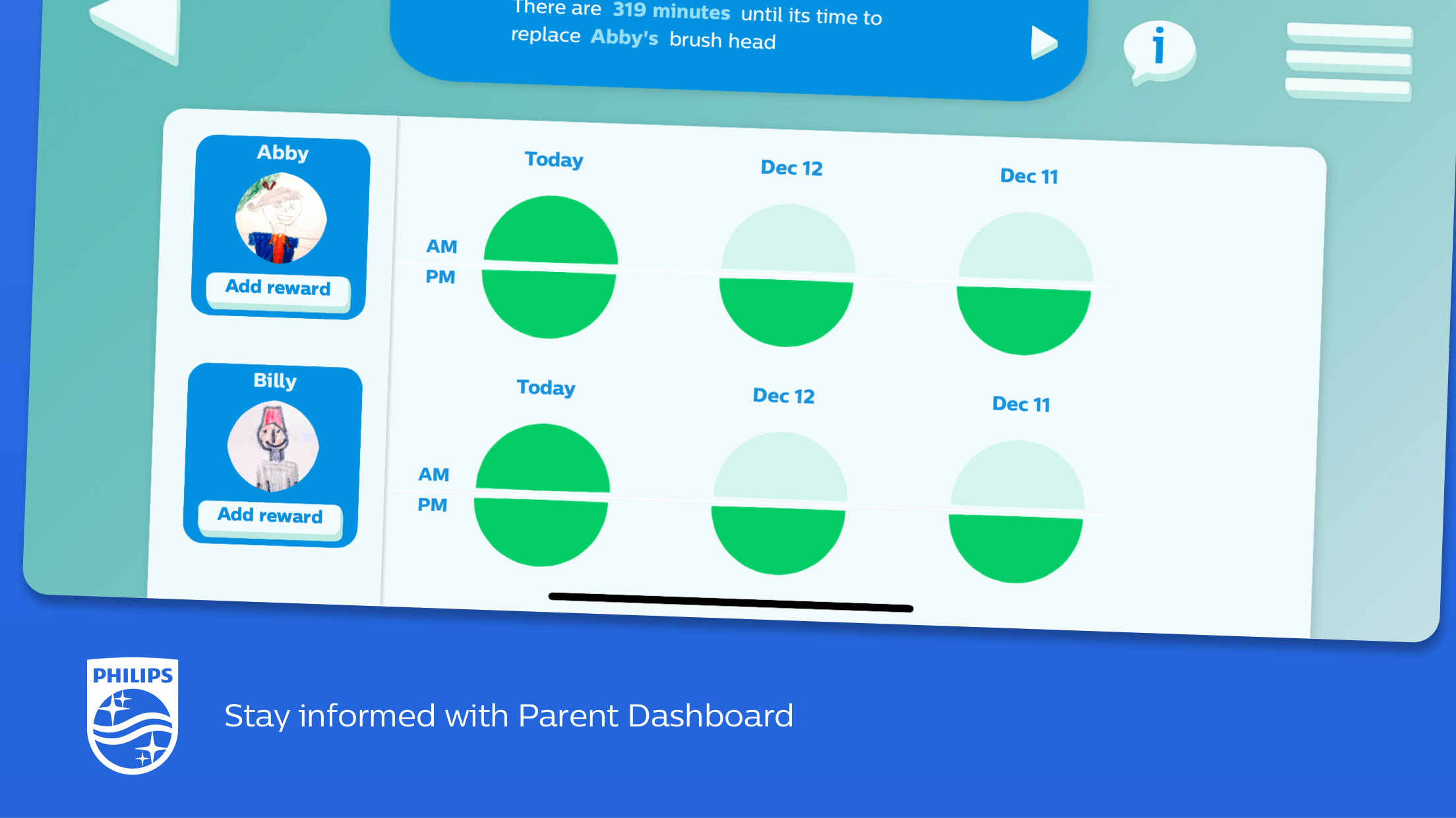 اسکرین شات 5 برنامه Philips Sonicare For Kids