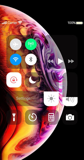 اسکرین شات 3 برنامه Lock Screen Iphone Style