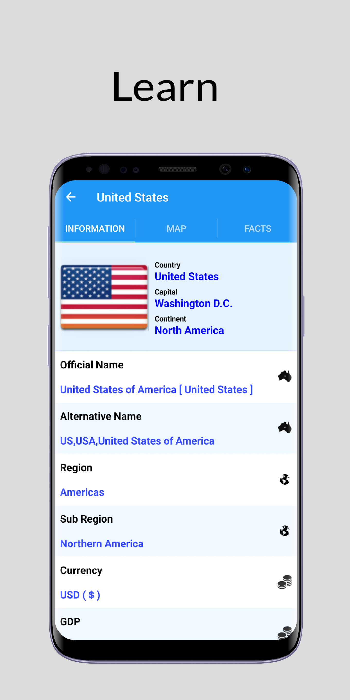 اسکرین شات 4 برنامه world map atlas 2025