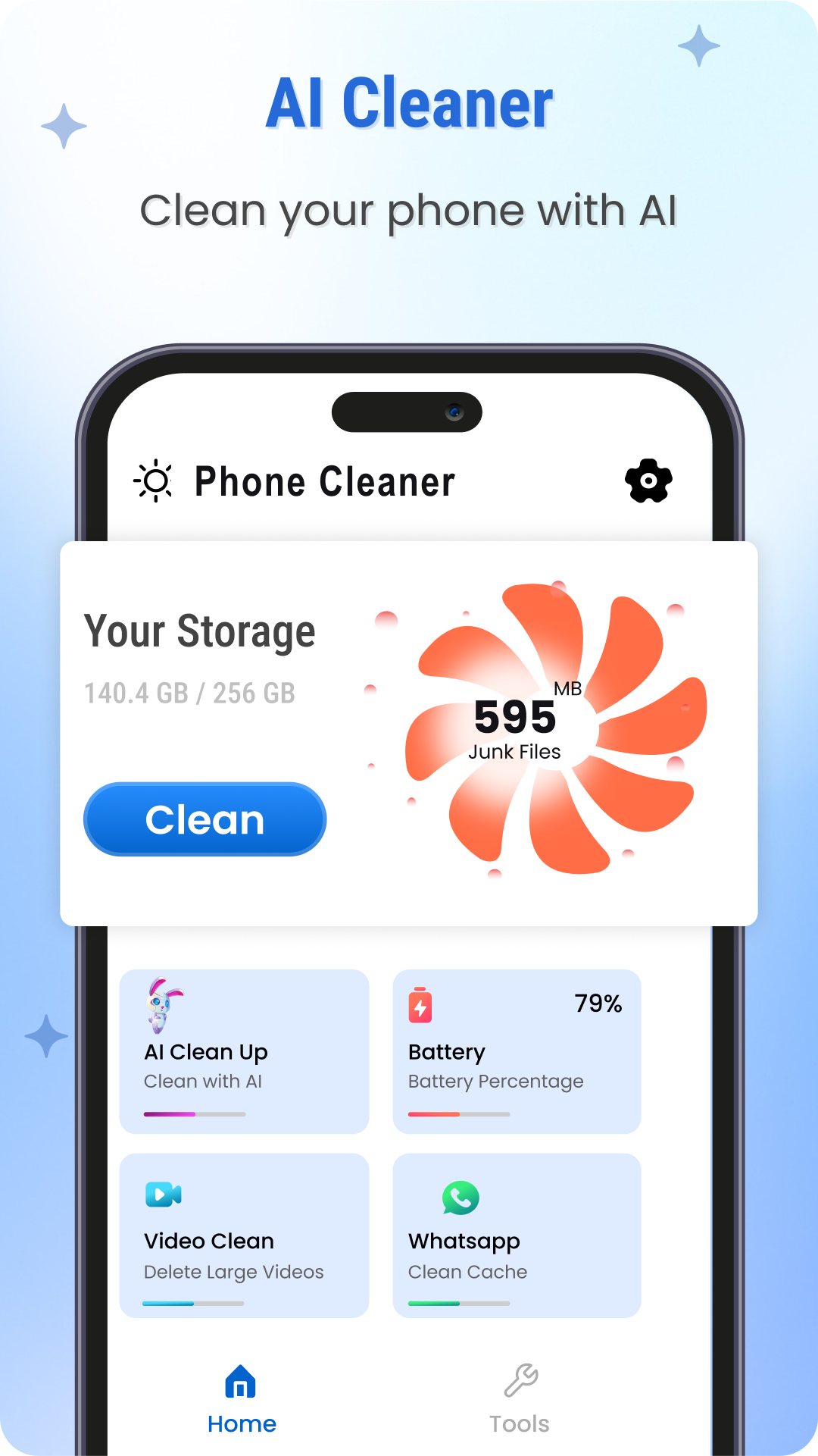 اسکرین شات 2 برنامه Phone Cleaner - All in one