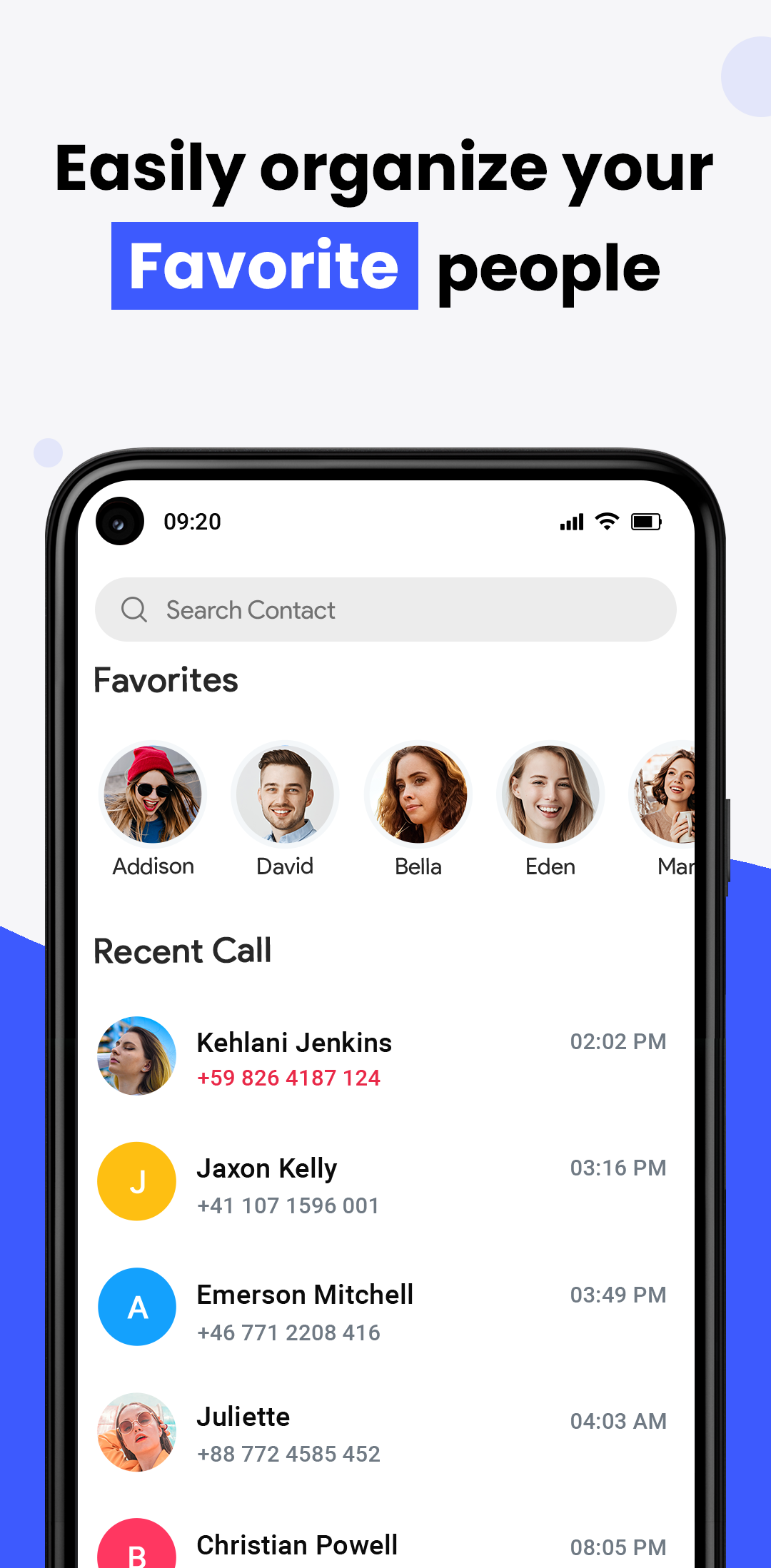 اسکرین شات 4 برنامه Contacts