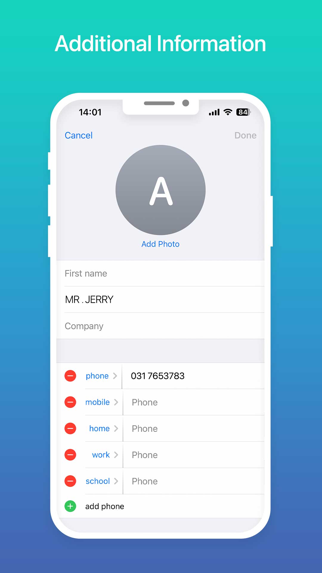 اسکرین شات 4 برنامه Contacts Phone 15, OS 17
