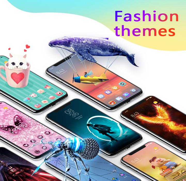 اسکرین شات 5 برنامه U Launcher 3D:3d themes