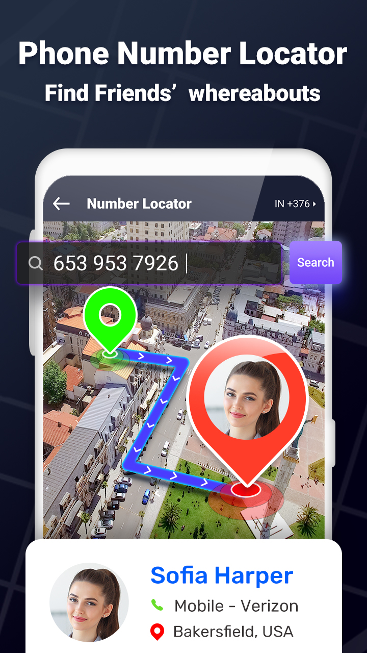 اسکرین شات 2 برنامه Number Location: Caller id App