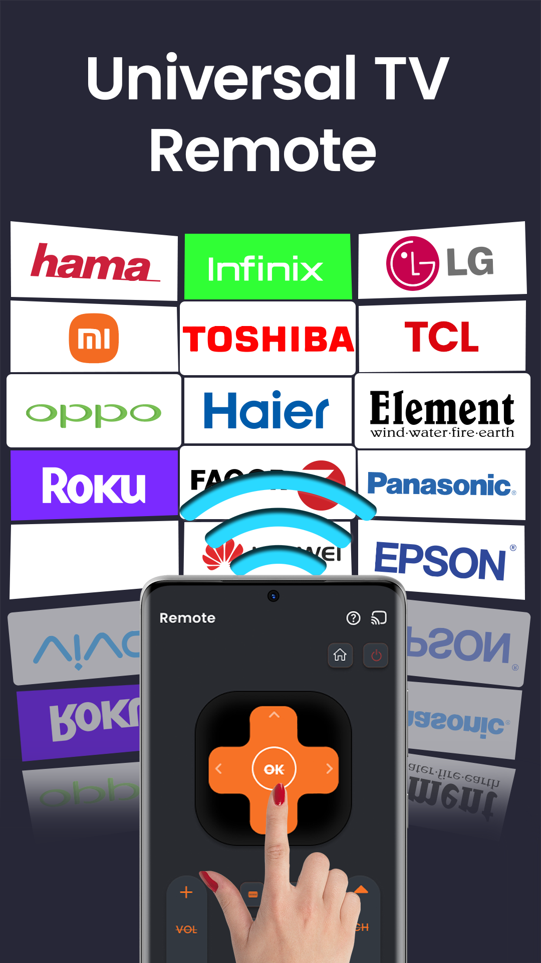 اسکرین شات 1 برنامه Remote Control for TV