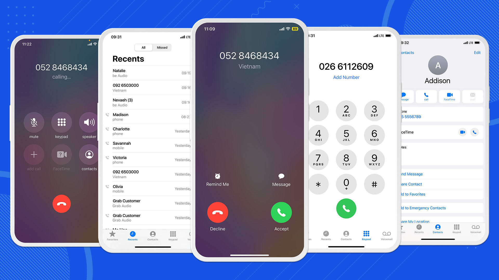 اسکرین شات 1 برنامه Call Phone 15, Phone Dialer