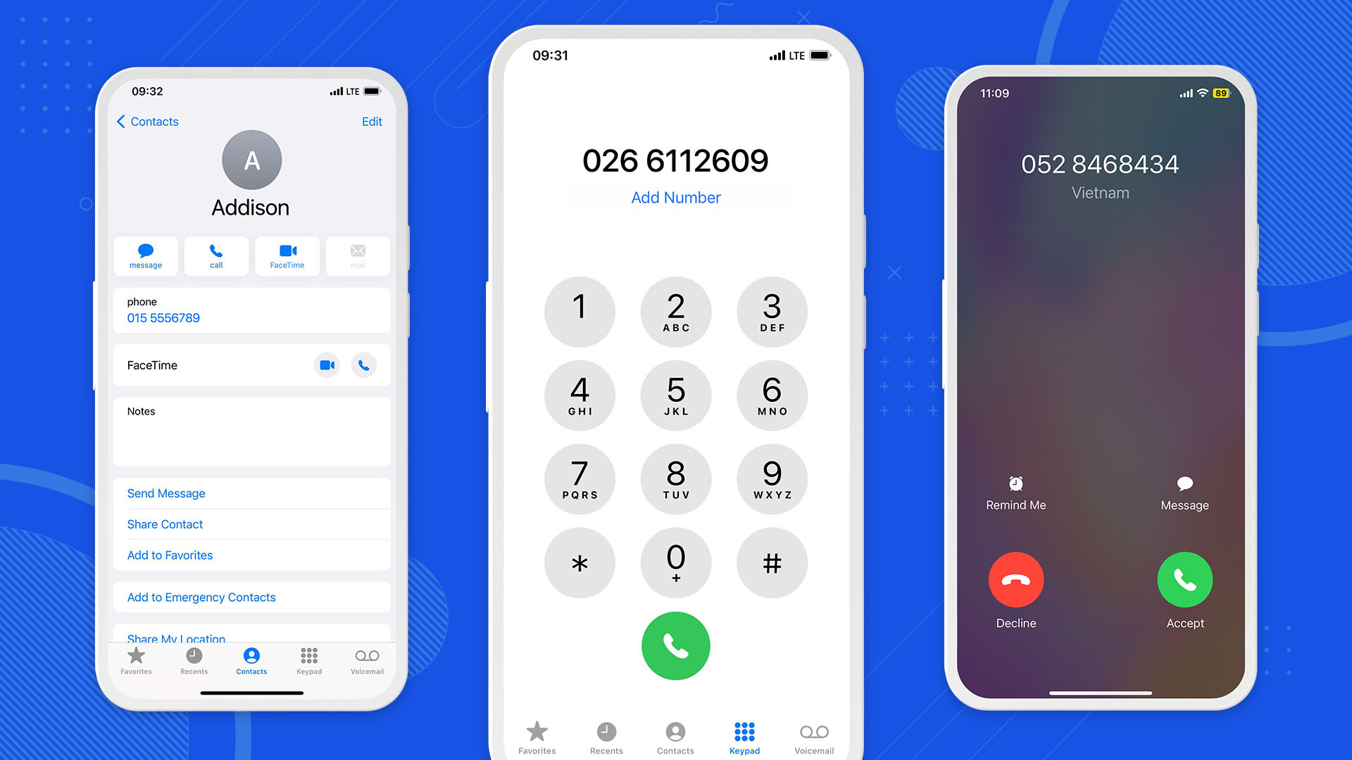 اسکرین شات 2 برنامه Call Phone 15, Phone Dialer