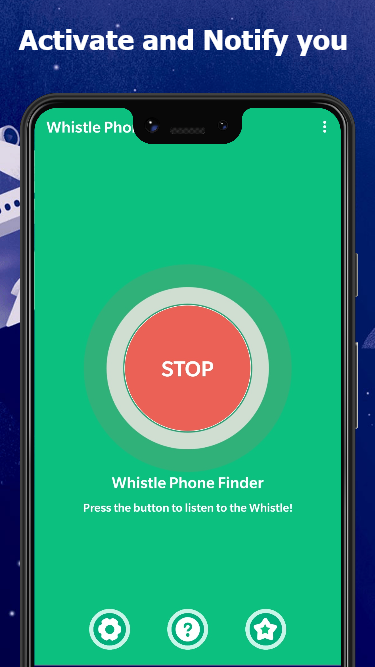 اسکرین شات 2 برنامه Find My Phone by Whistle