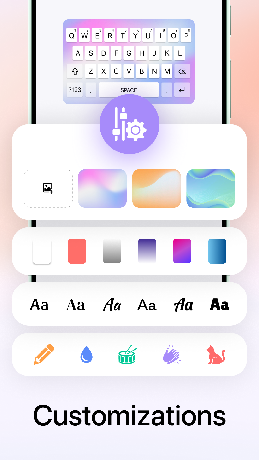 اسکرین شات 6 برنامه iphone 15 Keyboard Fonts Emoji
