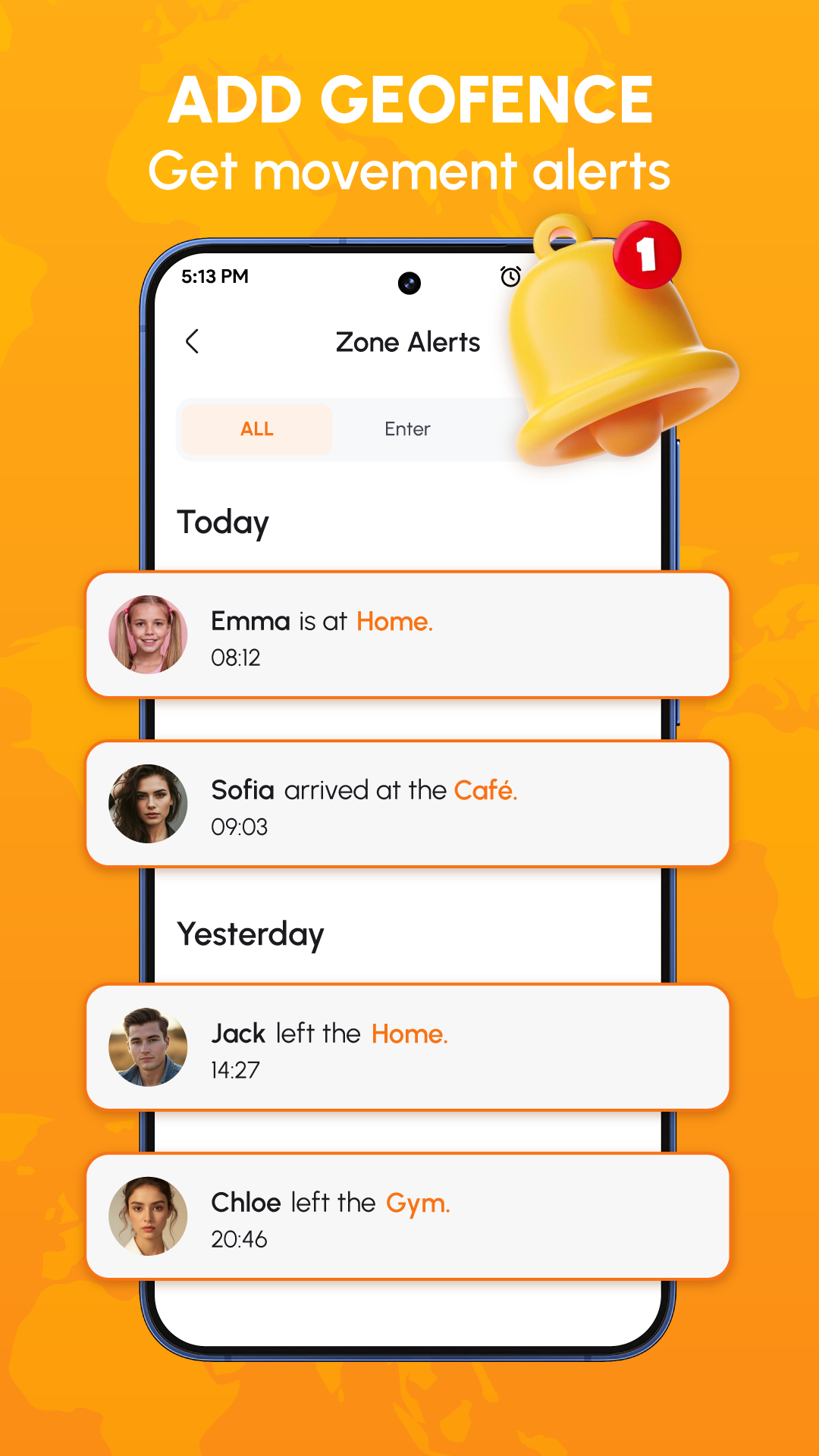 اسکرین شات 6 برنامه GPS Tracker: Phone Locator