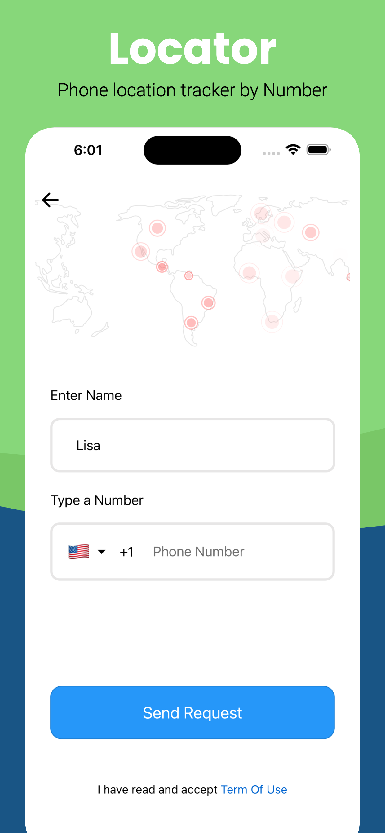 اسکرین شات 4 برنامه Cell Phone Tracker by Number