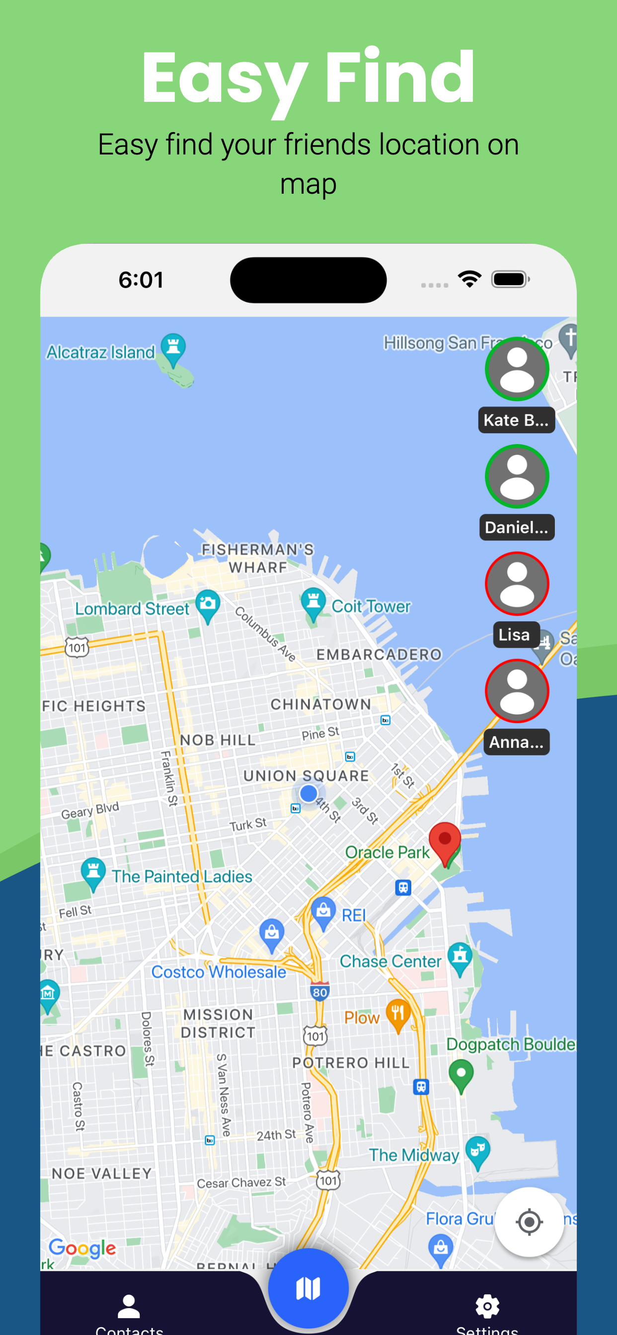 اسکرین شات 1 برنامه Cell Phone Tracker by Number