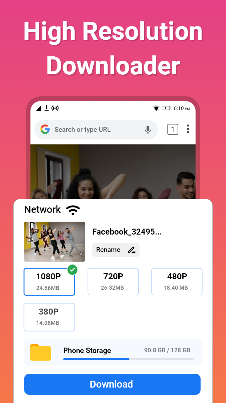 اسکرین شات 6 برنامه Video Downloader - Video Saver