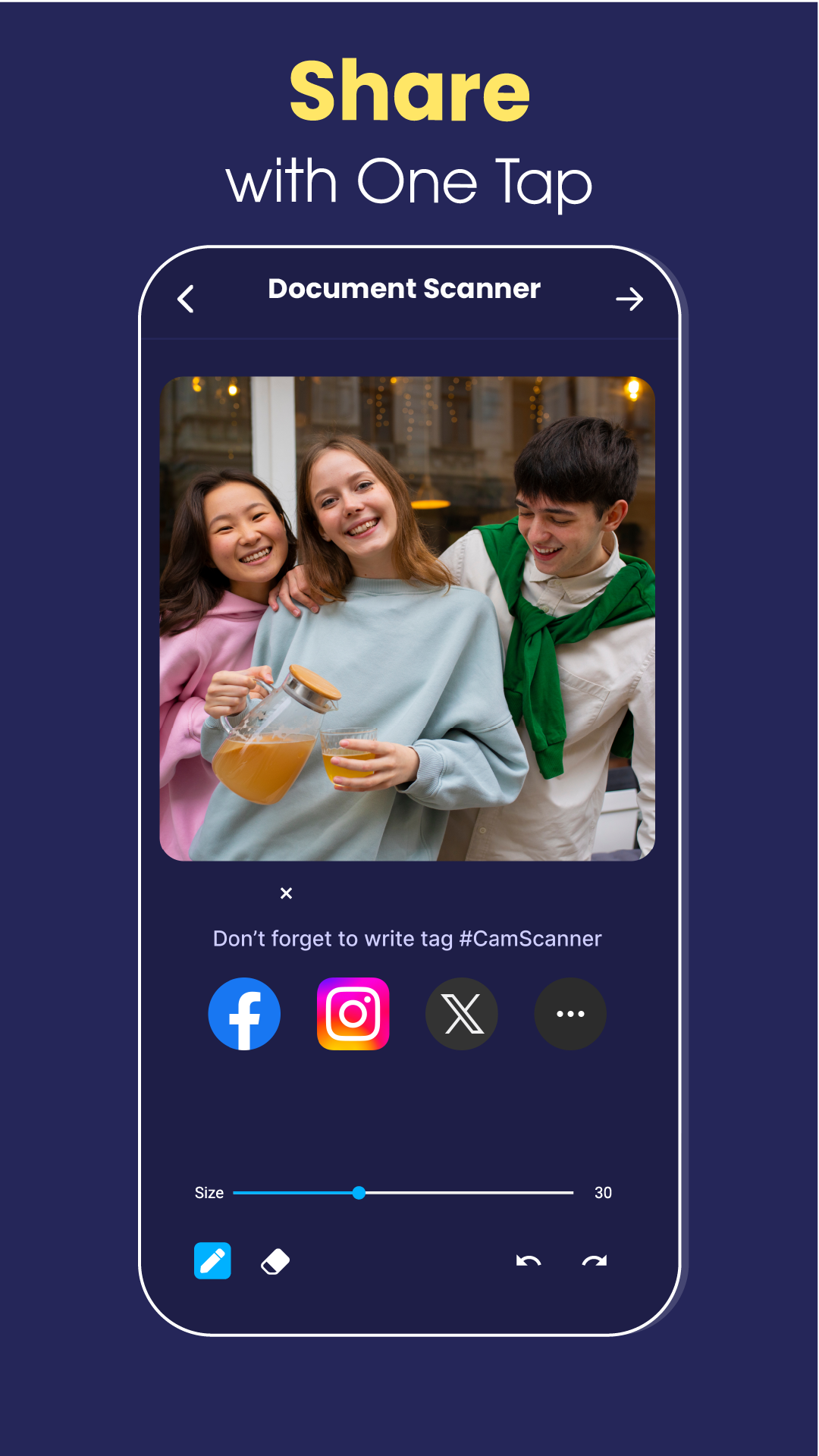 اسکرین شات 6 برنامه XpertScan: Camera Scanner